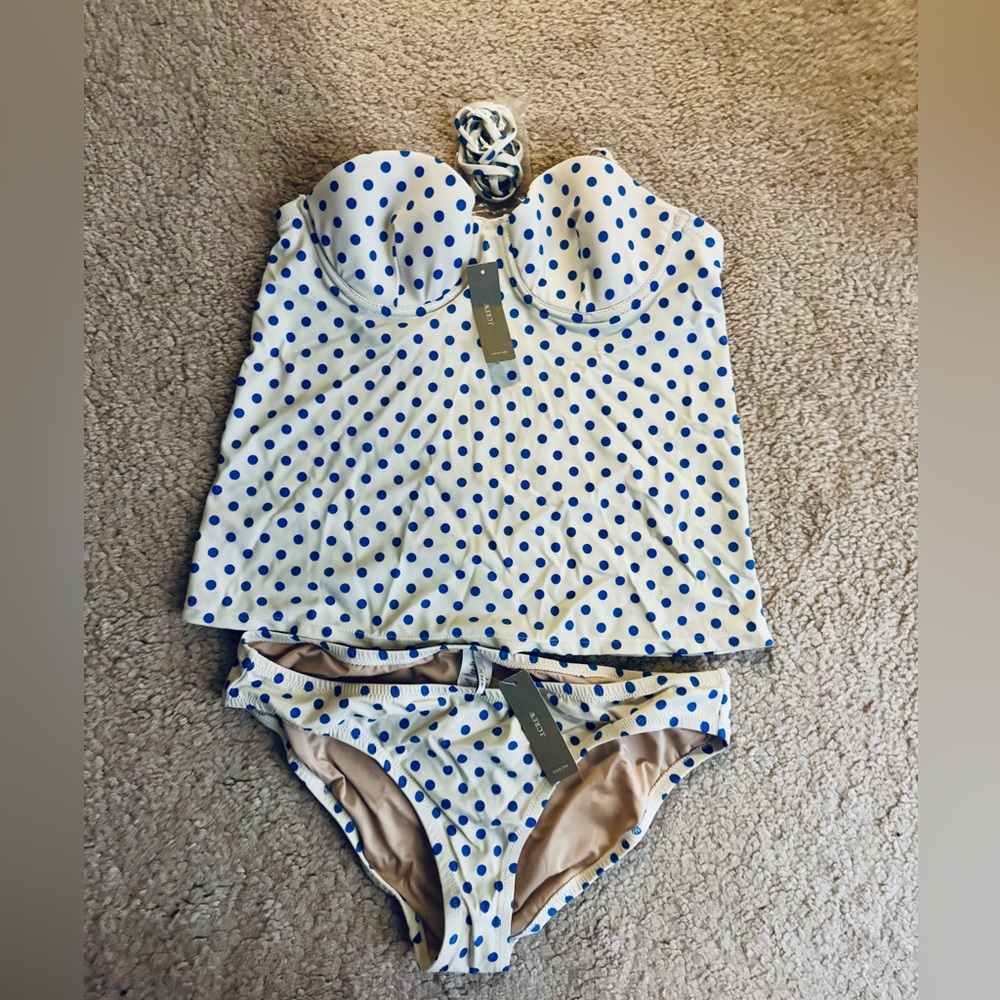 Jcrew two piece swimwear
